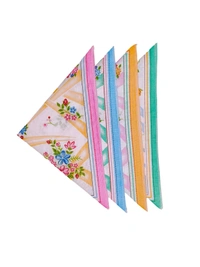 Cotton Hankies Multi Color Multi Printed For Kids Girls Ladies - 12