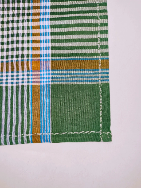 Mens Cotton Multi Color  Check Super Quality Handkerchief - 12
