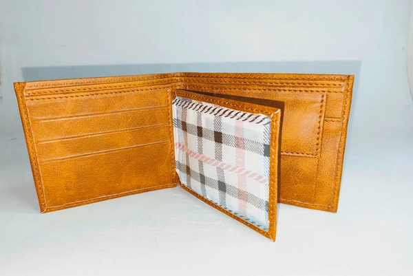 Mens  2 Fold Pu Leather Wallet In Mix Color - Free, 6