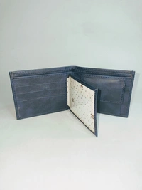 Mens  2 Fold Pu Leather Wallet In Mix Color - Free, 6
