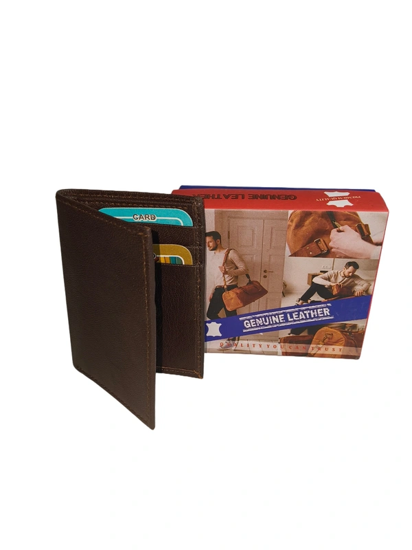 Mens  Genuine Leather Card Holder In Mix Color - Free, 6