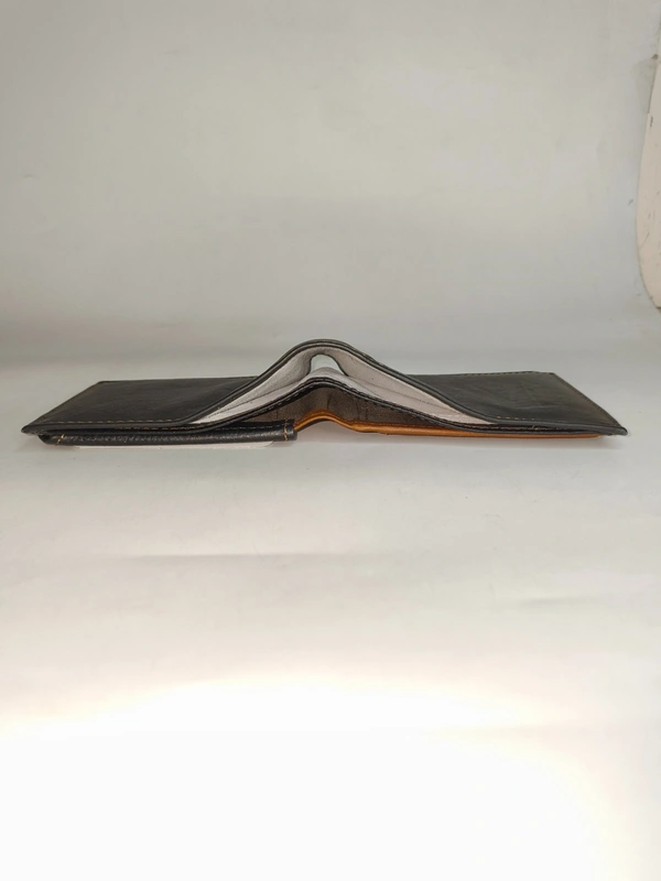 Mens  Genuine Leather Multi Color Multi Design Leather Wallets With Wooden Box Packing - Free, 6