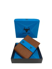 Mens  Heavy Foam Material Mix Color Wallets With Box - Free, 6
