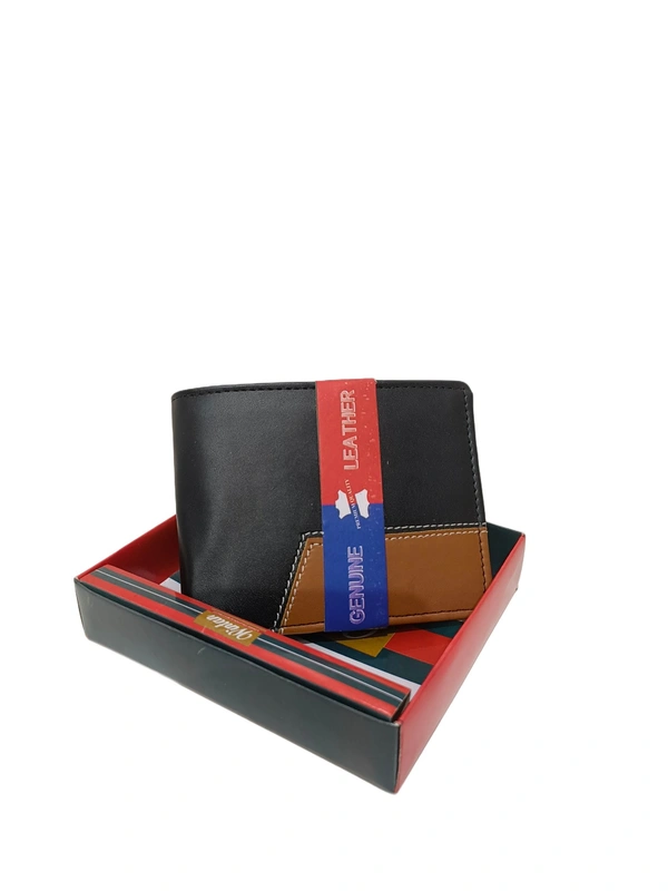 Mens  Premium Quality Pu Leather Mix Color Designer Wallets With Box - Free, 6