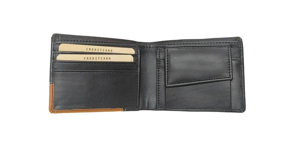 Mens  Premium Quality Pu Leather Mix Color Designer Wallets With Box - Free, 6