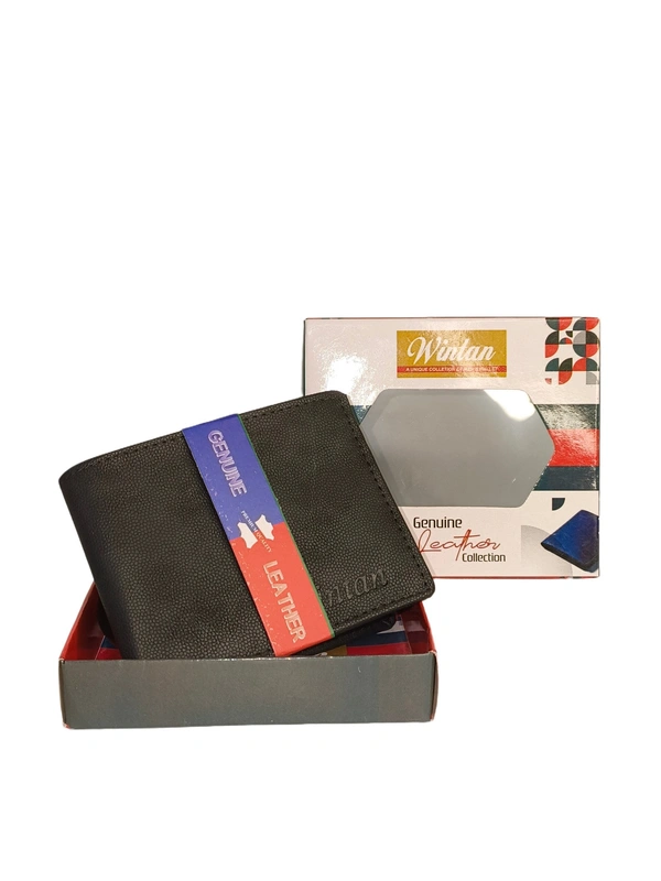 Mens  Premium Quality Pu Leather Mix Color Wallets With Box - Free, 6