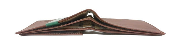 Mens  Pu Leather 2 Fold Multi Color Wallets Brand Box Packing - Free, 6