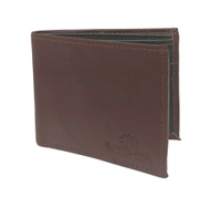 Mens  Pu Leather Multi Color Side Logo Embosses Wallets 12 Pcs Packing - Free, 6