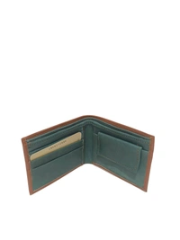 Mens  Pu Leather Multi Color Side Logo Embosses Wallets 12 Pcs Packing - Free, 6