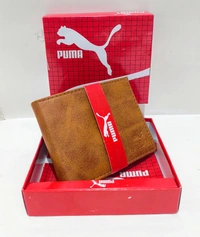 Mens  Pu Leather 2 Fold Multi Color Wallets Brand Box Packing - Free, 6