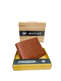 Mens  Genuine Leather 2 Fold Multi Color Wallets Brand Box Packing - Free, 6