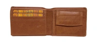 Mens  Genuine Leather 2 Fold Multi Color Wallets Brand Box Packing - Free, 6
