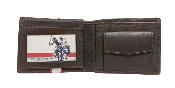 Mens  Genuine Leather 2 Fold Multi Color Wallets Brand Box Packing - Free, 6