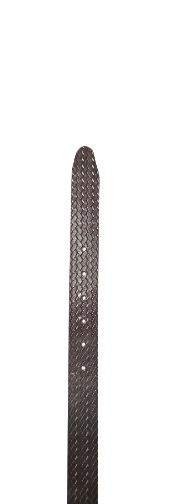 35 Mm P2C Fancy Design Mens Genuine Leather Brown Color Belt - 35 MM, 12