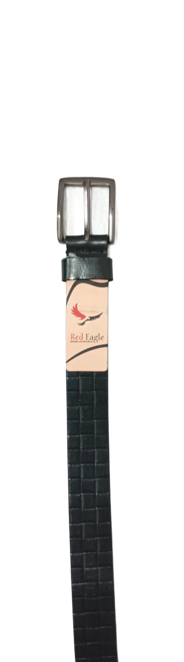 35 Mm P2C Fancy Design Mens Genuine Leather Black Color Belt - 35 MM, 12