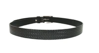 35 Mm P2C Fancy Design Mens Genuine Leather Black Color Belt - 35 MM, 12