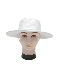 BIJKART MENS COTTON PREMIUM QUALITY WHITE UMPIRE HAT - FREE, 6