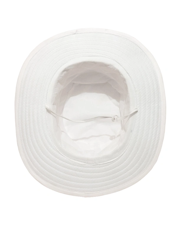 BIJKART MENS COTTON PREMIUM QUALITY WHITE UMPIRE HAT - FREE, 6