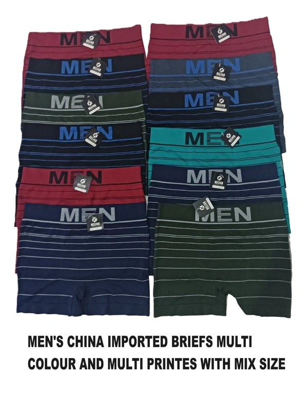 BIJKART  Mens China Imported Multi Color Multi Print With Mix Size - FREE SIZE, 12
