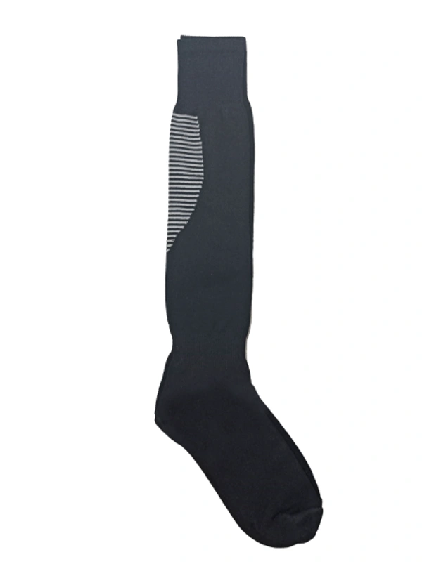 Mens Football Socks Black Color Pack Of 6 Pairs - Free, 6