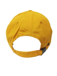 Mens Cotton Embrodary Logo Cap Color Yellow  Color Cap Fitting Steel Buckle - Free, 6