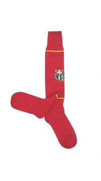 Mens Football Socks Red Color Pack Of 6 Pairs - Free, 6