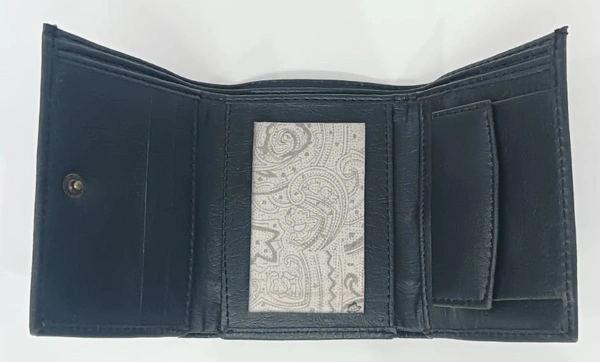 Mens 2 Fold Mix Color PU Leather Wallet - Free, 6