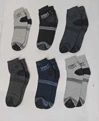 Mens & Women Mid Anklet Socks, Mix Color Pack (Set Of 12 Pcs In One Box) - Free, 12