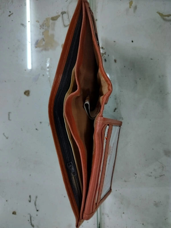 Mens 2 Fold Mix Color Pu Leather Wallet - Free, 6