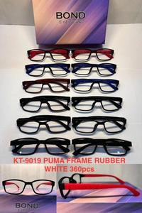 BIJKART MENS MULTI COLOR PUMA FRAME RUBBER WHITE GLASS SUNGLASS  - FREE SIZE, 12