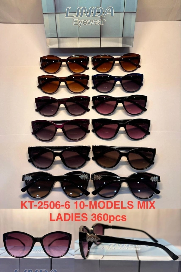 BIJKART LADIES MULTI COLOR HEAVY QUALITY SUNGLASS - FREE SIZE, 12