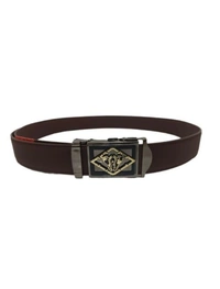 BIJKART MENS PU LEATHER HEAVY QUALITY BROWWN COLOR BELT - FREE SIZE, 6