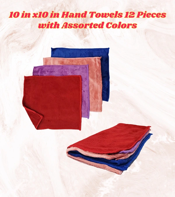 BIJKART COTTON KIDS  MULTI COLOR  PLANE TOWELS  - 10/10, 12