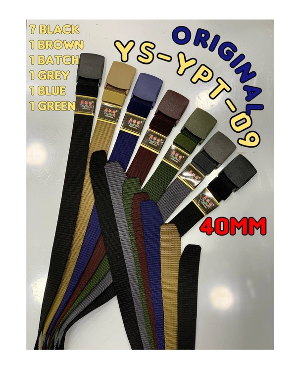 Men'S   Canvas Nylon Fabric  Multi  Color   Belt Size- Length-Over Size-Width-40Mm - 40 mm, 12