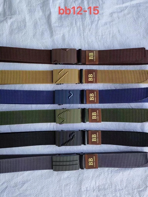 Men'S   Canvas Nylon Fabric  Multi  Color Mix Deign   Auto Lock Buckle  Belt Size- Length-Over Size-Width-40Mm - 40 mm, 12
