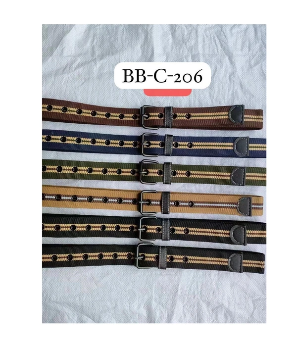 Men'S  Canvas Nylon Fabric  Multi  Color Mix Deign  Roller Kanta Buckle  Belt Size- Length-Over Size-Width-40Mm - 40 mm, 12