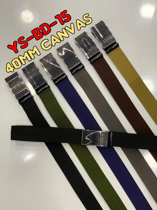 Men'S   Canvas Nylon Fabric  Multi  Color Mix Design  Auto Lock Buckle  Belt Size- Length-Over Size-Width-40Mm - 40 mm, 12