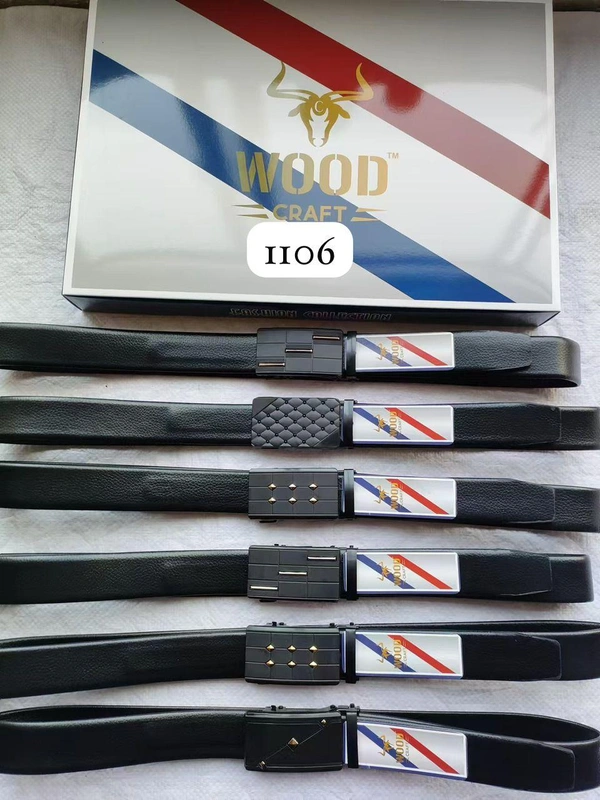 Mens China Imported Mix Color  Pu Leather Griper Belt Printing & Design On The Buckle Will Be Mix - Free, 12