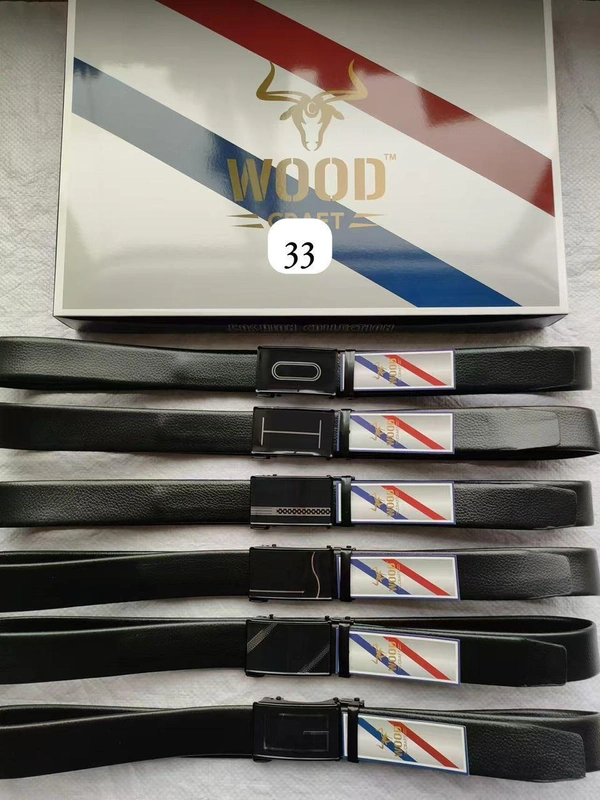 Mens China Imported Mix Color  Pu Leather Griper Belt Printing & Design On The Buckle Will Be Mix - Free, 12