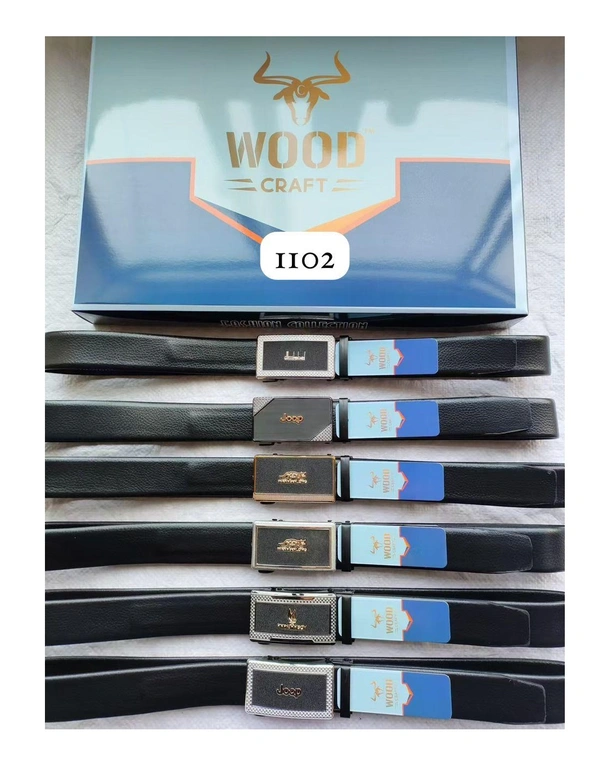 Mens China Imported Mix Color  Pu Leather Griper Belt Printing & Design On The Buckle Will Be Mix - Free, 12