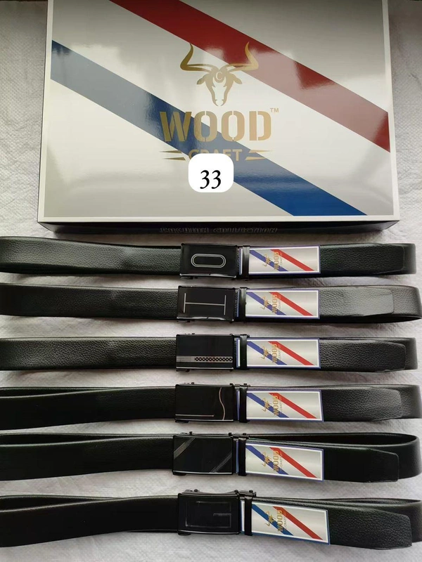 Mens China Imported Mix Color  Pu Leather Griper Belt Printing & Design On The Buckle Will Be Mix - Free, 12