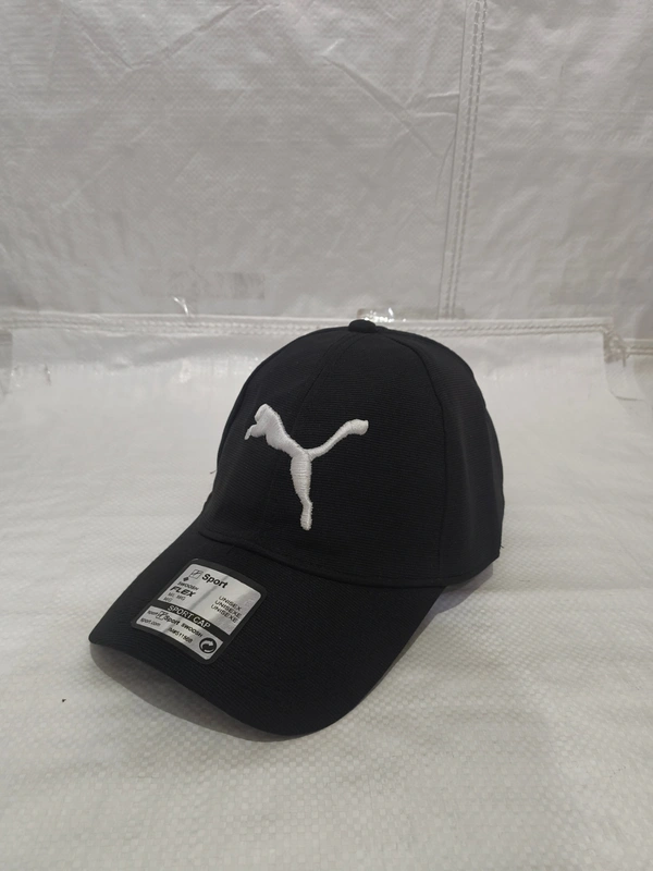 Mens Indian Flaxi Fit Embroidered Logo Caps Color - Black Color Pack Fitting - Steel Buckle - Free, 6