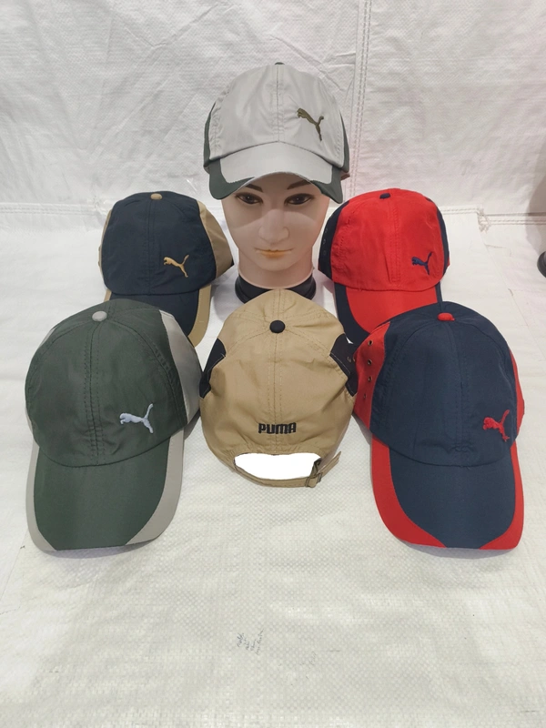 Mens Embrodary Parashute  Material Cap  Color - Mix Color Pack  Fitting - Steel Buckle - Free, 6