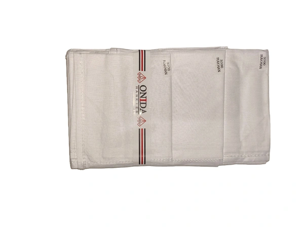 Mens Cotton White Color Super Quality Handkerchief - 12