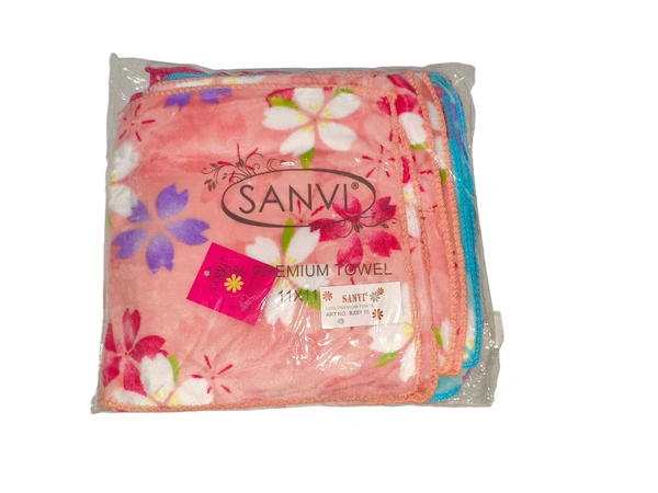 Cotton Multi Color  Multi Print Colorful Hankies - 12