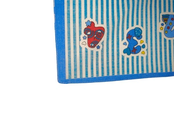 Cotton Multi Color Multi Printed Colorful Hankies - 12