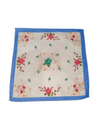 Cotton Multi Color Multi Printed Colorful Hankies Set Of 12 - 12