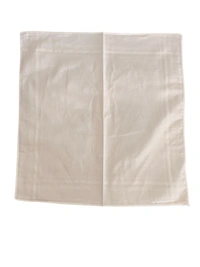 Mens Cotton White Color Super Quality  Handkerchief - 12