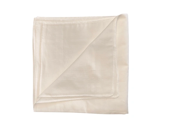 Mens Cotton White Color Super Quality  Handkerchief - 12