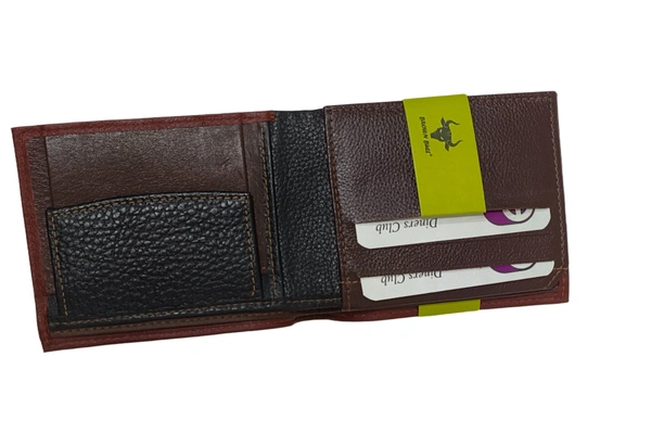Mens  Genuine Leather Multi Color And Multi Design Leather Wallets Box Packing - Free, 6